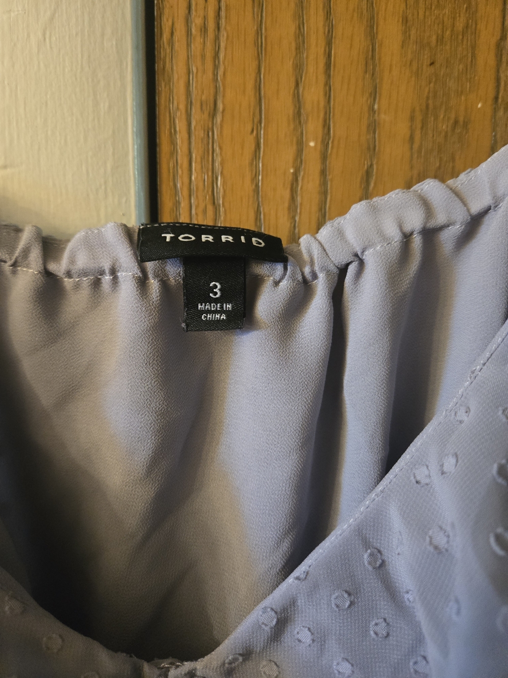 torrid Light Blue Ruffle Front Tie-Cami - Picture 2 of 2